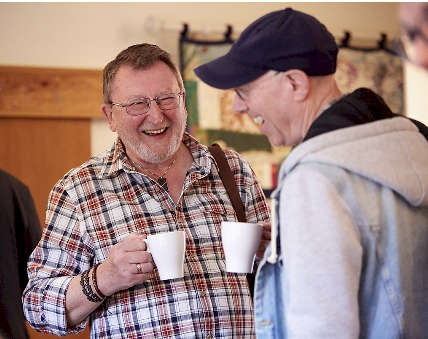 coffee and chat after Meeting for Worship